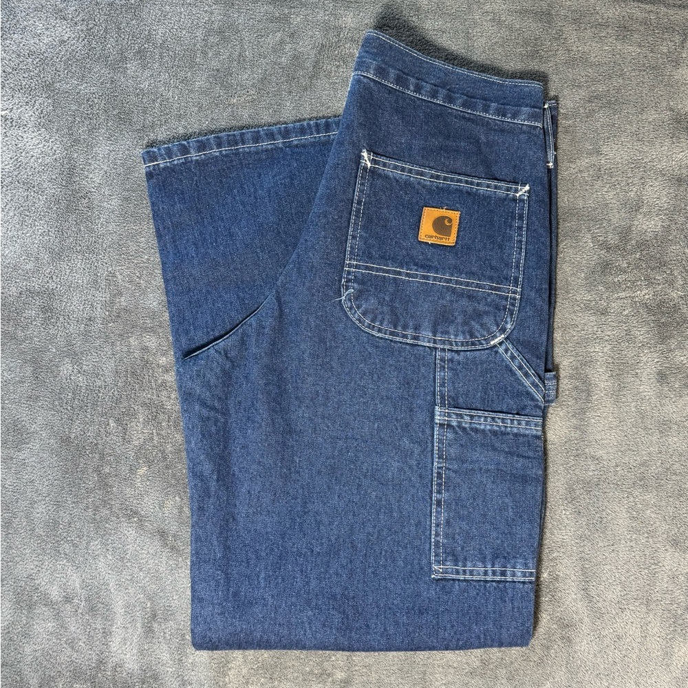 Carhartt Men's Relaxed Fit Blue Jeans